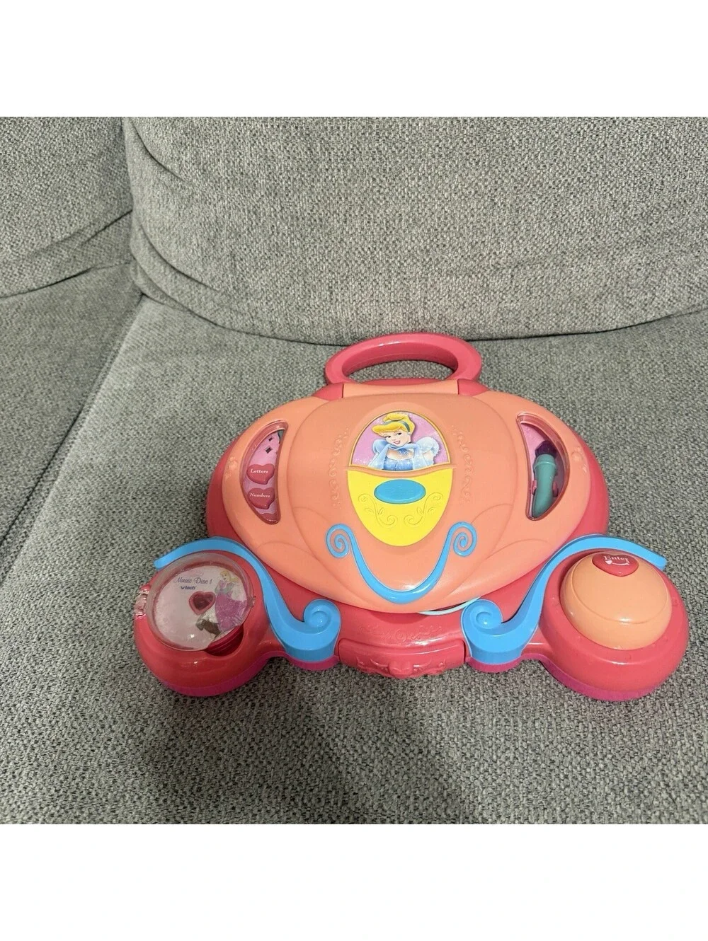 Vtech Disney Princess Magic Wand Laptop With Disc Cinderella